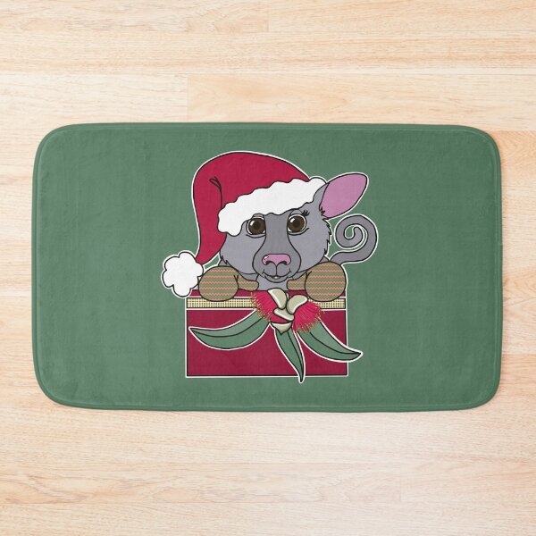 Item preview, "Ringtail Possum Santa" 2 | Aussie Christmas designed and sold by LiseHoltArt.