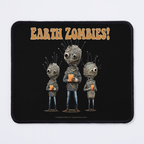 Item preview, Earth Zombies With Orange Pads - For DARK Backgrounds designed and sold by The Imagination Source™.
