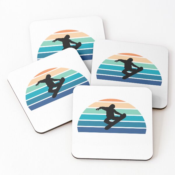 Item preview, Sunset Retro Snowboarder Design designed and sold by zaliasdesigns.