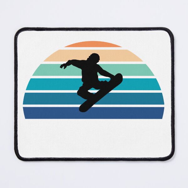 Item preview, Sunset Retro Snowboarder Design designed and sold by zaliasdesigns.