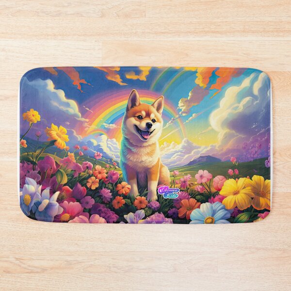 Item preview, Whimsical Y2K Rainbow Shiba Inu Collection: Magical Shirts, Stickers, and More! designed and sold by ChromaKins.