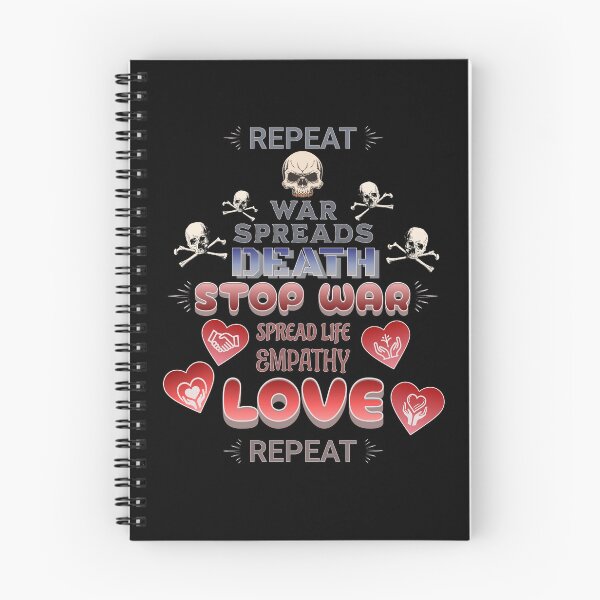 Item preview, Repeat War Spreads DEATH Stop War Spread LOVE designed and sold by AychtuoImages.