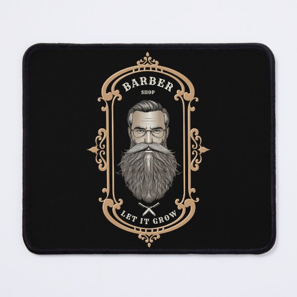 Item preview, Barber Shop - Let It Grow designed and sold by UniqueArtGifts.