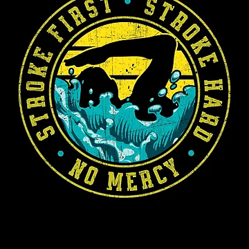Vorschaubild zum Design Stroke First Stroke Hard Swim Team Swimming Gear von DynamicDesign