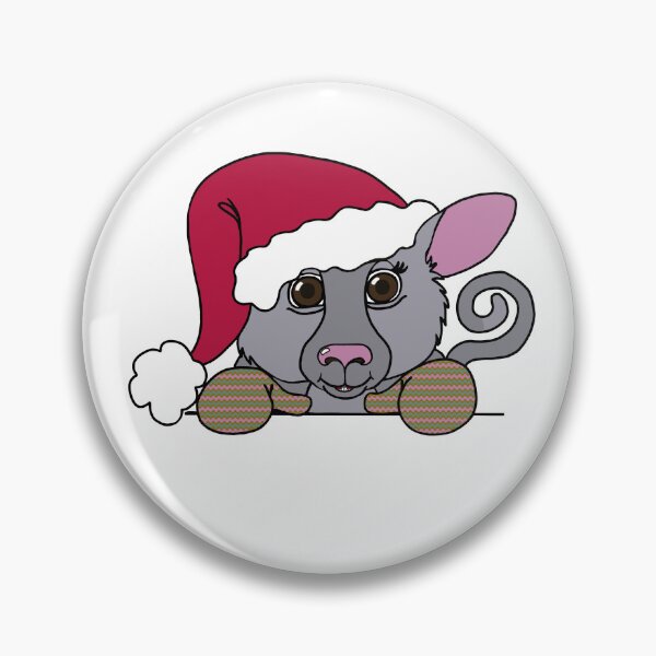 Item preview, "Ringtail Possum Santa" 1 | Merry Christmas designed and sold by LiseHoltArt.