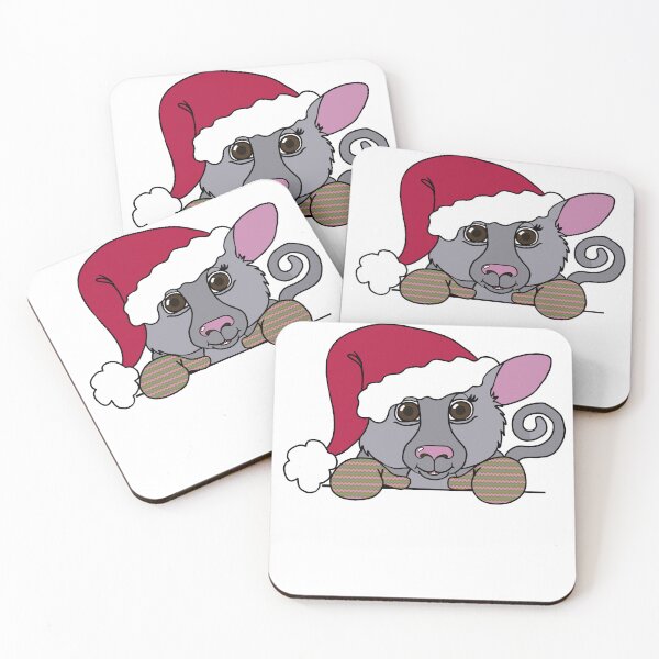 Item preview, "Ringtail Possum Santa" 1 | Merry Christmas designed and sold by LiseHoltArt.