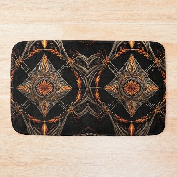 Item preview, Rope Shield antique rustic texture country aboriginal style designed and sold by Carlos Gudino.