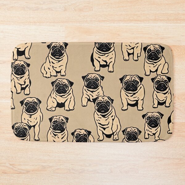 Item preview, Disruptive Pug Pattern designed and sold by BADGER-METAL.
