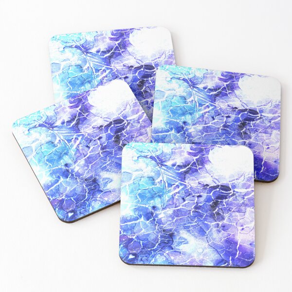 Item preview, Abstract Purple Blue Bright White Cracks Multi Product Styles designed and sold by sarahp77.