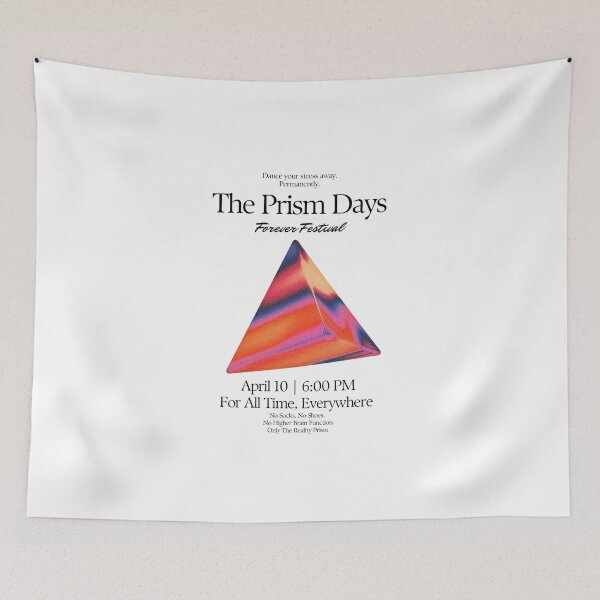 Item preview, Prism Festival Poster (less text version) designed and sold by Wyyrmwood.