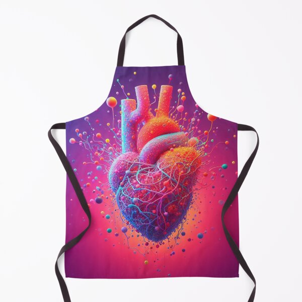 Item preview, Your Heart Rendering in Neon Colors designed and sold by erkabees.