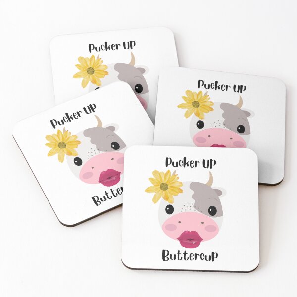 Item preview,  Kissing Buttercup Flower Cow  designed and sold by TboneTreasures.