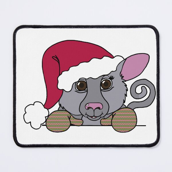 Item preview, "Ringtail Possum Santa" 2 | Merry Christmas designed and sold by LiseHoltArt.