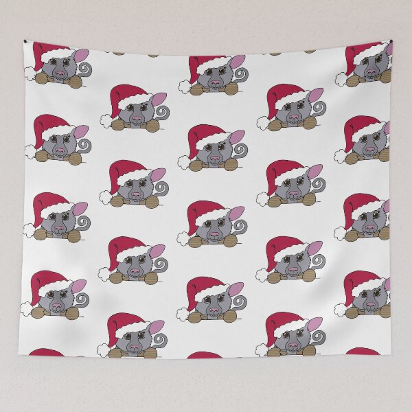 Item preview, "Ringtail Possum Santa" 2 | Merry Christmas designed and sold by LiseHoltArt.