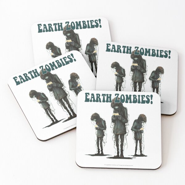Item preview, Earth Zombies Who Are Yellow & Hairy - For Light Backgrounds designed and sold by The Imagination Source™.