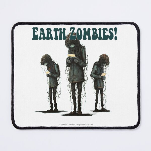 Item preview, Earth Zombies Who Are Yellow & Hairy - For Light Backgrounds designed and sold by The Imagination Source™.