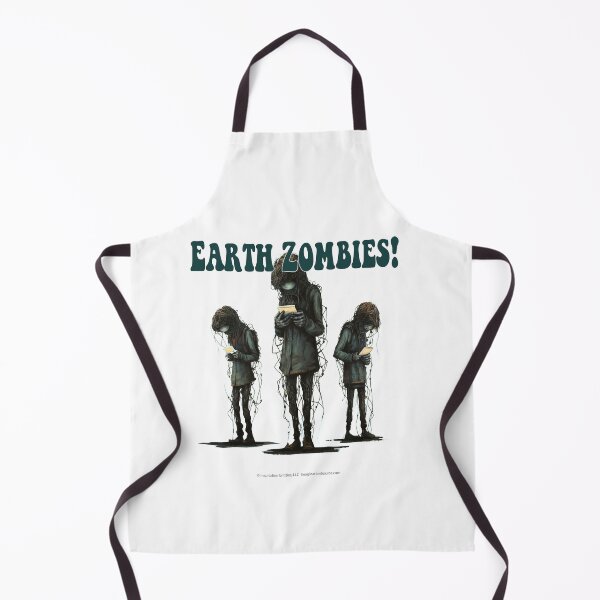 Item preview, Earth Zombies Who Are Yellow & Hairy - For Light Backgrounds designed and sold by The Imagination Source™.