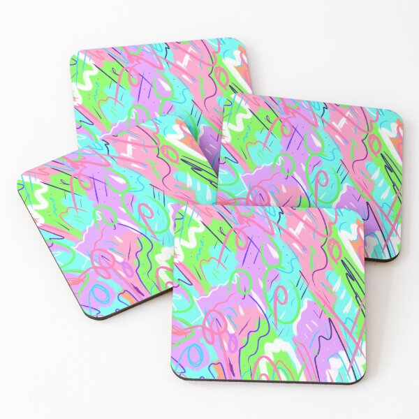 Item preview, Pastel Colors Pop Art Painting  designed and sold by DanielleGensler.