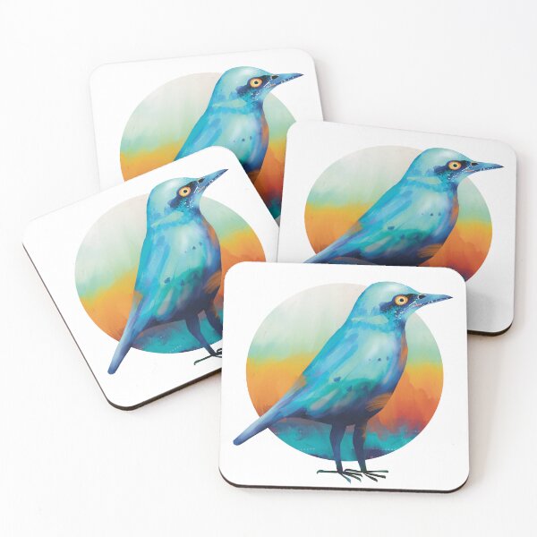 Item preview, Greater Blue Eared Starling designed and sold by Karin Taylor.