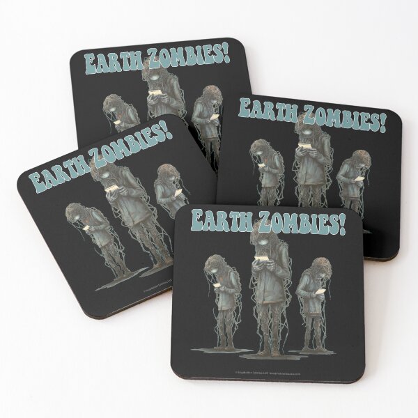 Item preview, Earth Zombies Who Are Yellow & Hairy-  For DARK Backgrounds designed and sold by The Imagination Source™.