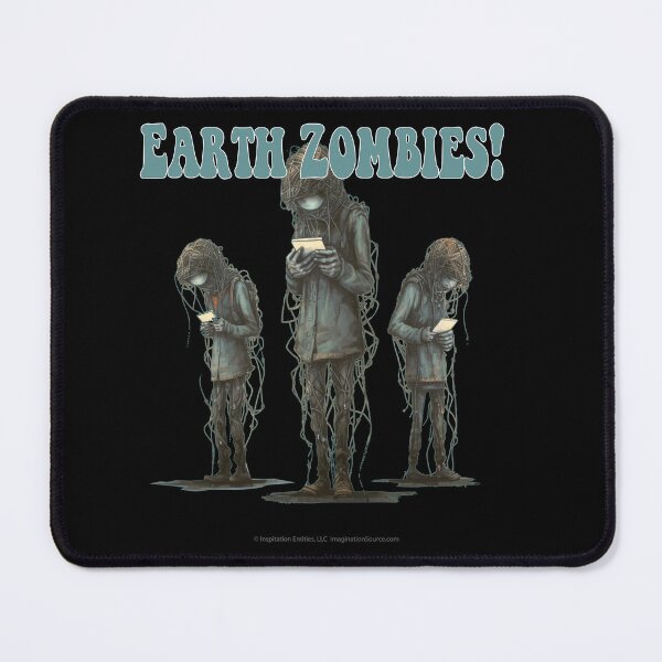 Item preview, Earth Zombies Who Are Yellow & Hairy-  For DARK Backgrounds designed and sold by The Imagination Source™.