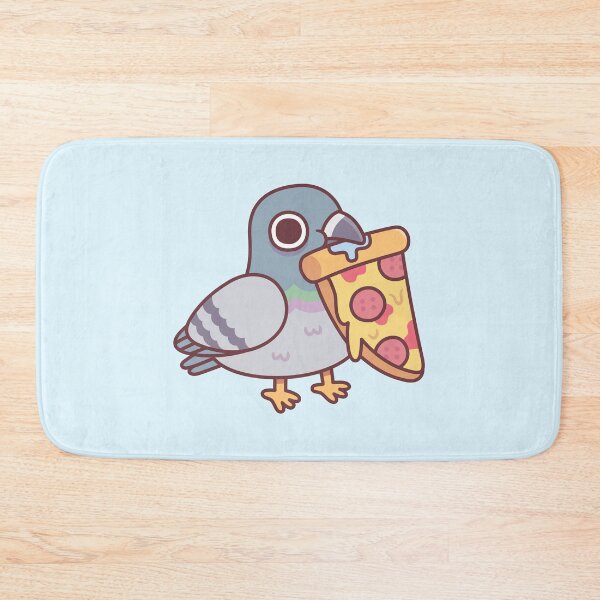Item preview, Cute Pigeon With Pepperoni Pizza Slice designed and sold by rustydoodle.
