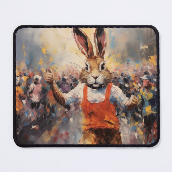 Item preview, Marathon Running Rabbit designed and sold by Samuelsboro.
