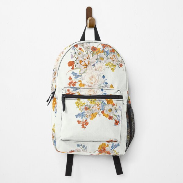 Item preview, Cream Cottage Garden Flower collage designed and sold by Cass V.