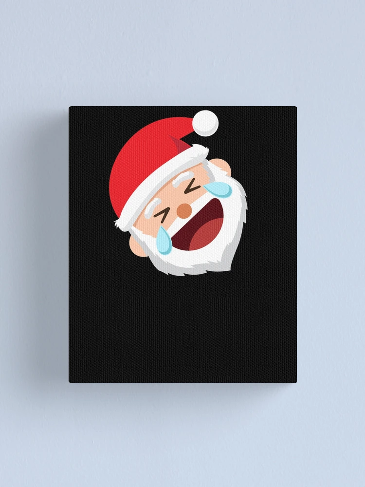 Imagen 1 de 3, Lienzo con la obra Santa Roll On The Floor Laughing Funny Christmas Emoticon Gear, diseñada y vendida por DynamicDesign.