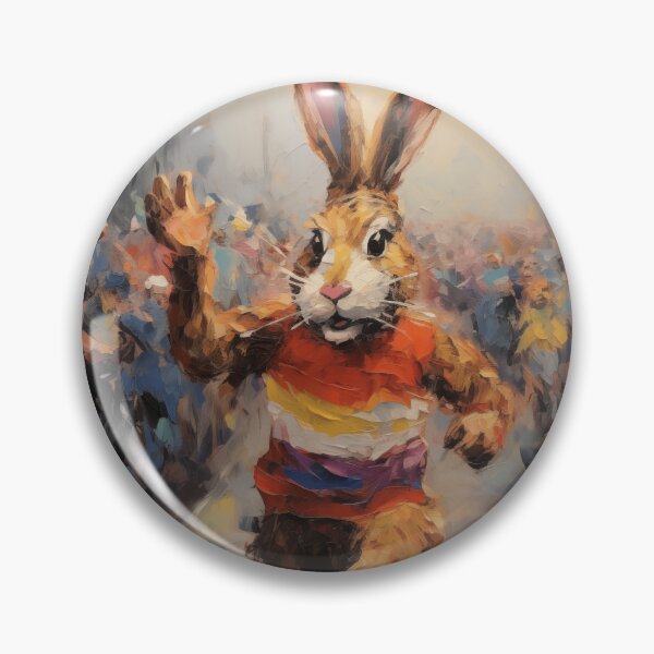 Item preview, Marathon Runner Rabbit (Style 3) designed and sold by Samuelsboro.