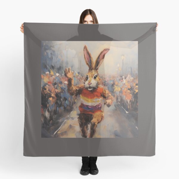 Item preview, Marathon Runner Rabbit (Style 3) designed and sold by Samuelsboro.