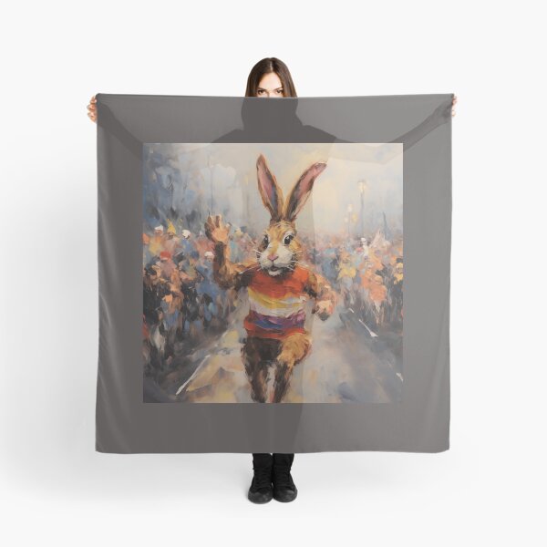 Item preview, Marathon Runner Rabbit (Style 3) designed and sold by Samuelsboro.
