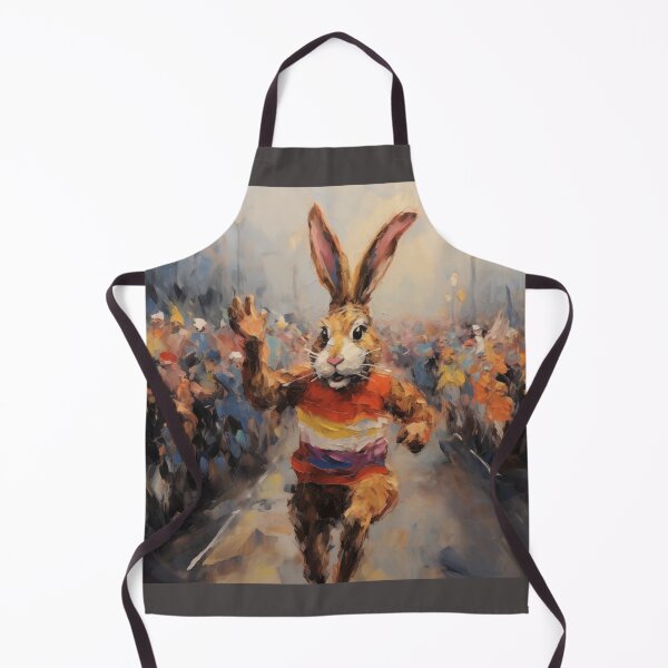 Item preview, Marathon Runner Rabbit (Style 3) designed and sold by Samuelsboro.