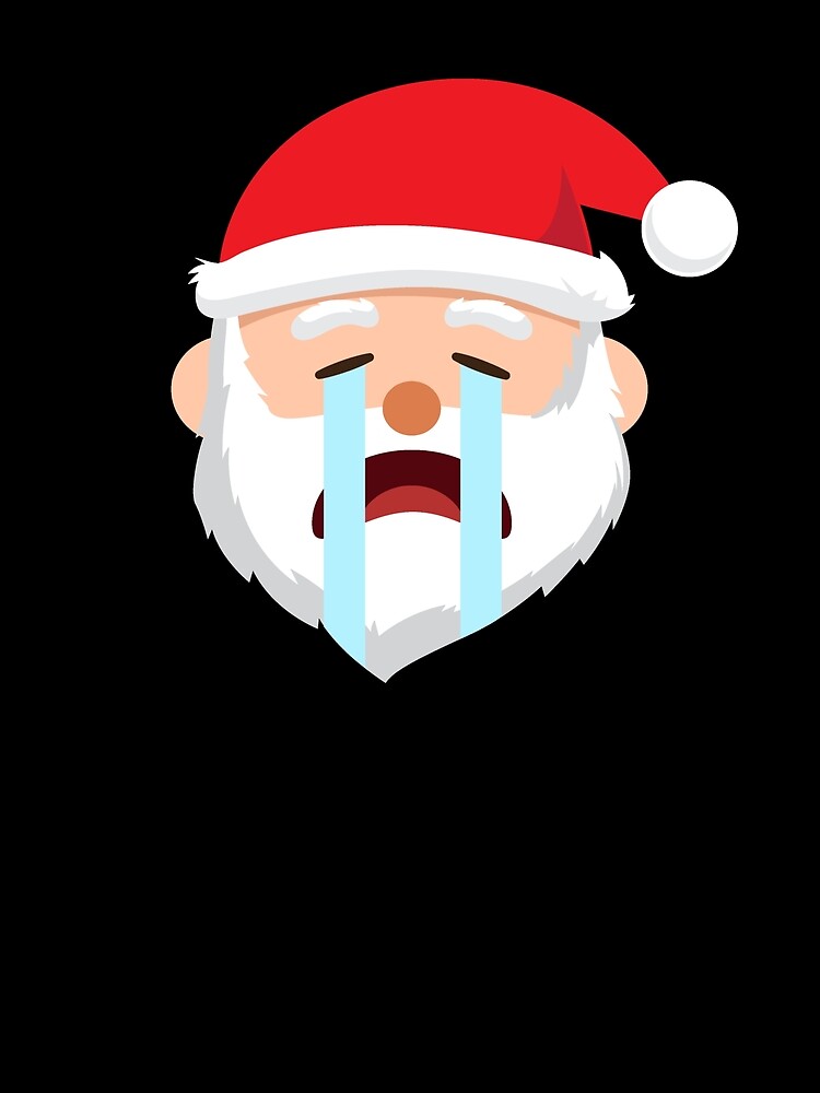 Thumbnail 3 von 3, Tuch, Santa Emoticons Crying Funny Christmas Santa Emoticon Gear designt und verkauft von DynamicDesign.