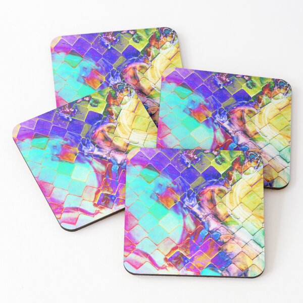 Item preview, Abstract Multi Color Blend on Square Rotated Tiles Multi Product Styles designed and sold by sarahp77.