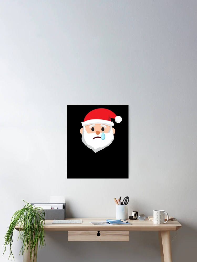 Imagen 2 de 3, Póster con la obra Santa Emoticons Crying Tears Funny Christmas Emoticon Gear, diseñada y vendida por DynamicDesign.
