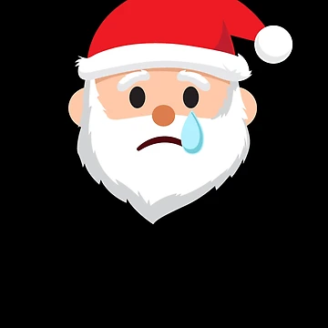 Imagen de la obra Santa Emoticons Crying Tears Funny Christmas Emoticon Gear de DynamicDesign