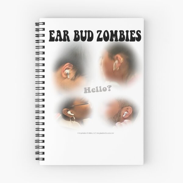 Item preview, Earbud Zombies - Real - For Light Backgrounds designed and sold by The Imagination Source™.