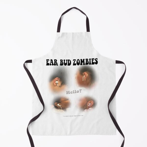 Item preview, Earbud Zombies - Real - For Light Backgrounds designed and sold by The Imagination Source™.