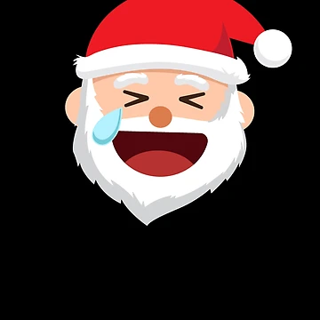 Imagen de la obra Santa Emoticons Cry Laughing Funny Christmas Emoticon Gear de DynamicDesign