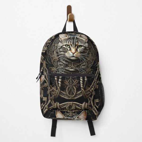 Item preview, Amazing vintage cat in rustic rope texture country style designed and sold by Carlos Gudino.