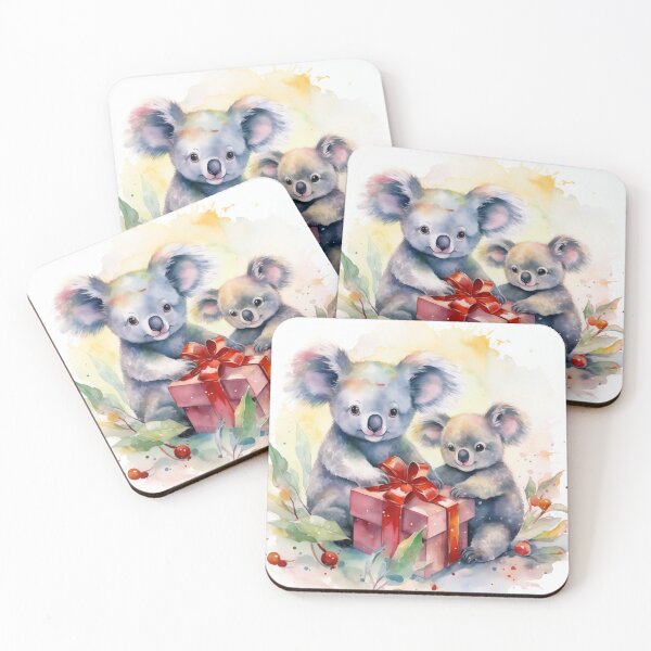 Item preview, Christmas Koalas (Watercolor) designed and sold by Samuelsboro.