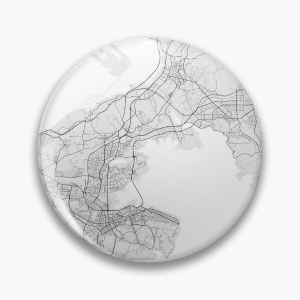 Item preview, Dalian City Map of Liaoning, China - Light designed and sold by deMAP.