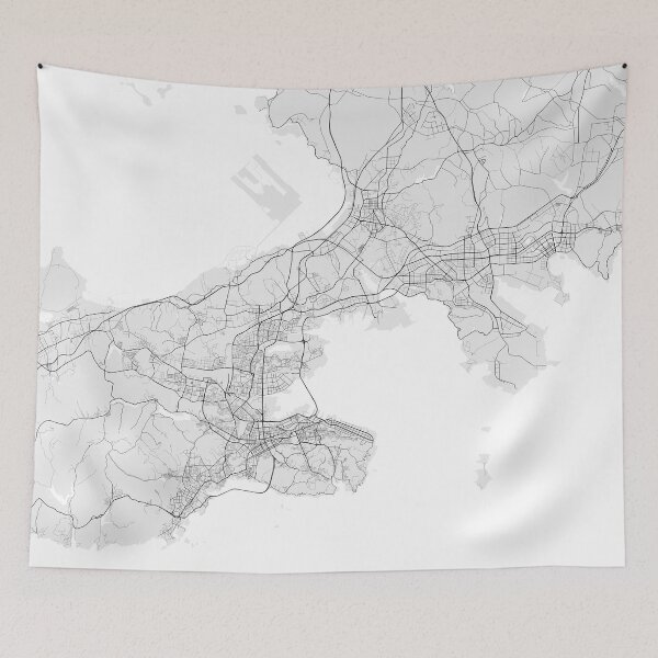 Item preview, Dalian City Map of Liaoning, China - Light designed and sold by deMAP.