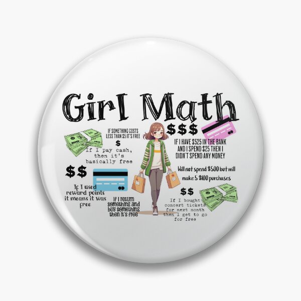 Item preview, Girl Math designed and sold by DT creations.