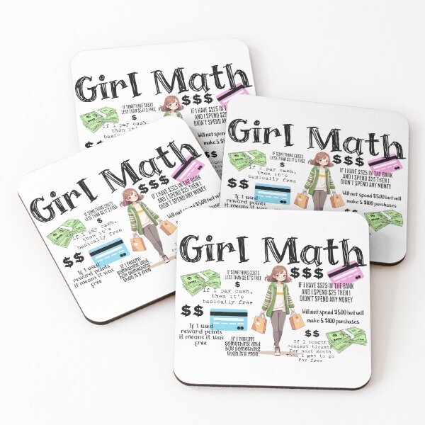Item preview, Girl Math designed and sold by DT creations.