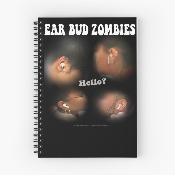 Item preview, Earbud Zombies - Real -  For DARK Backgrounds designed and sold by The Imagination Source™.