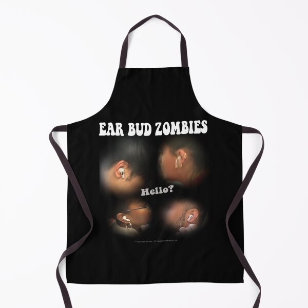 Item preview, Earbud Zombies - Real -  For DARK Backgrounds designed and sold by The Imagination Source™.