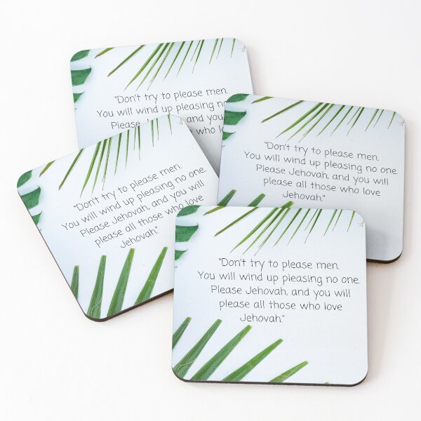 Item preview, Please Jehovah, and you will please all those who love Jehovah. (vibrant green foliage) designed and sold by GiftableGems.