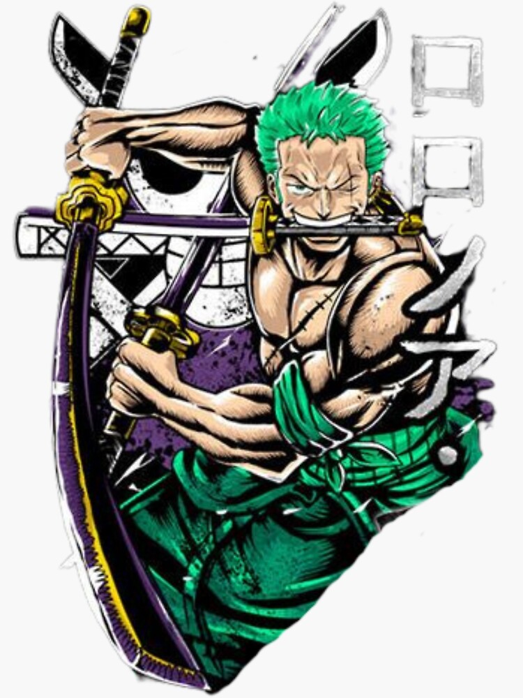 one piece sleeping zoro Sticker for Sale by mayvsantillan